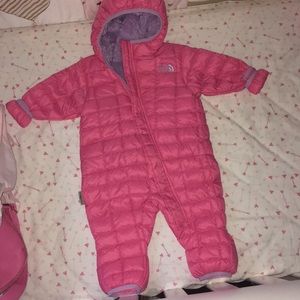 The North Face infant snow suit
